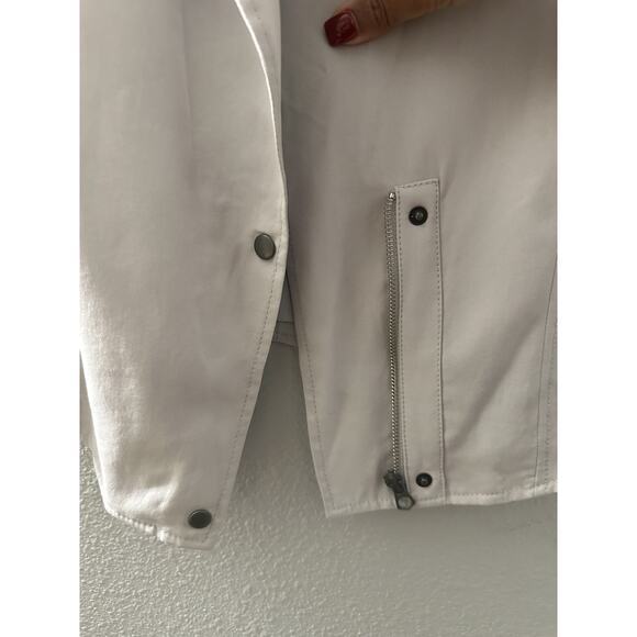 Banana Republic Women's Light Gray Sleeveless Drapey Vest Blazer Size 10P - Picture 10 of 10